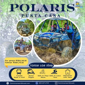 Polaris Punta Cana para Pareja– Aventura en Buggies